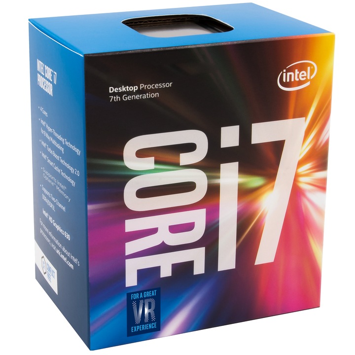 Процесор Intel Core™ i7-7700, 3.60Ghz, Kaby Lake, 8MB, Socket 1151, BOX