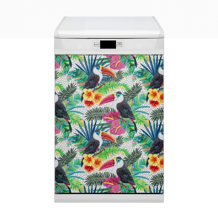 Magnet decorativ. Dreptunghi. Tucani. Albastru. 45x80 cm. 010220270020000030731