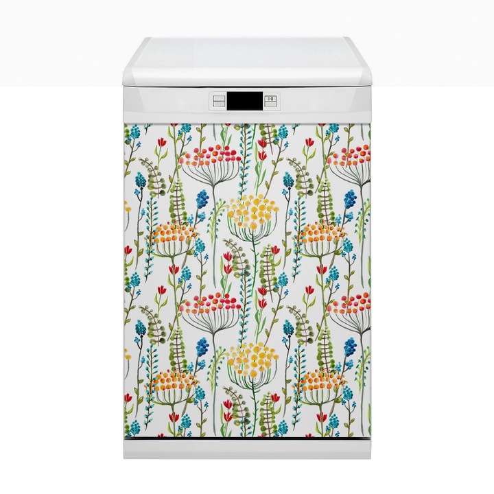 Magnet decorativ. Dreptunghi. Lunca Colorata. Verde. 45x80 cm. 010220270020000030042