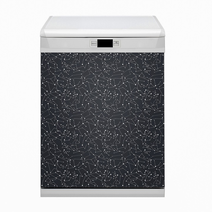 Magnet decorativ. Dreptunghi. Constelatii Galaxie. Negru. 60x80 cm. 010220270050000030547