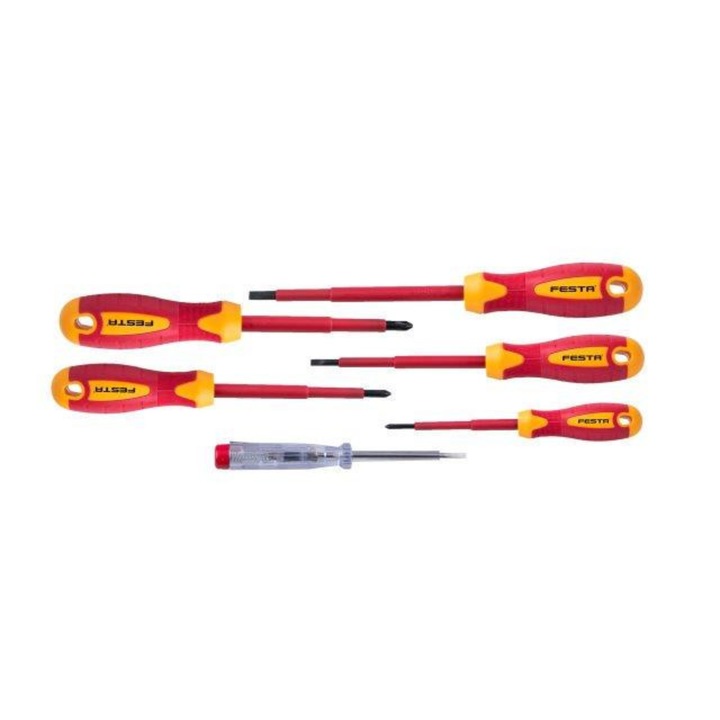 Комплект електрически отвертки, 6 бр (18413)