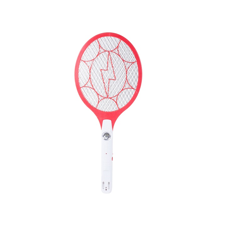 Електронна палитра WTO® против мухи и комари, електрическа мрежа, вградено 1 LED фенерче