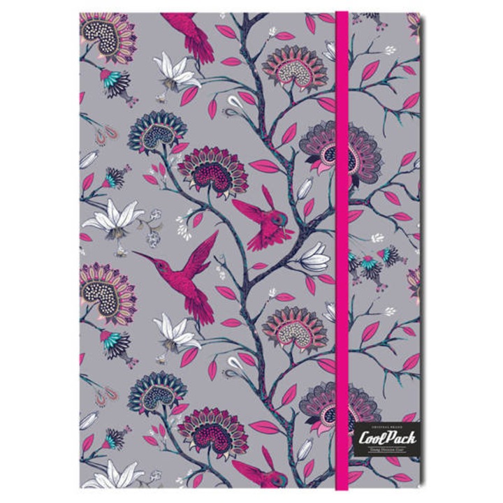 Тетрадка CoolPack Silence, Формат A5, Многоцветна