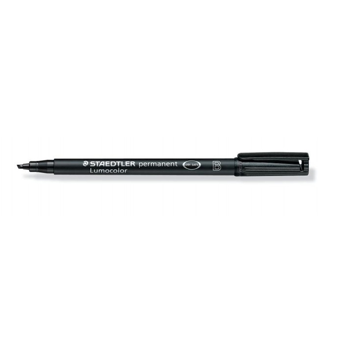 Marker pentru CD/DVD, STAEDTLER, Permanent, Grosime linie 1-2.5 mm, Negru