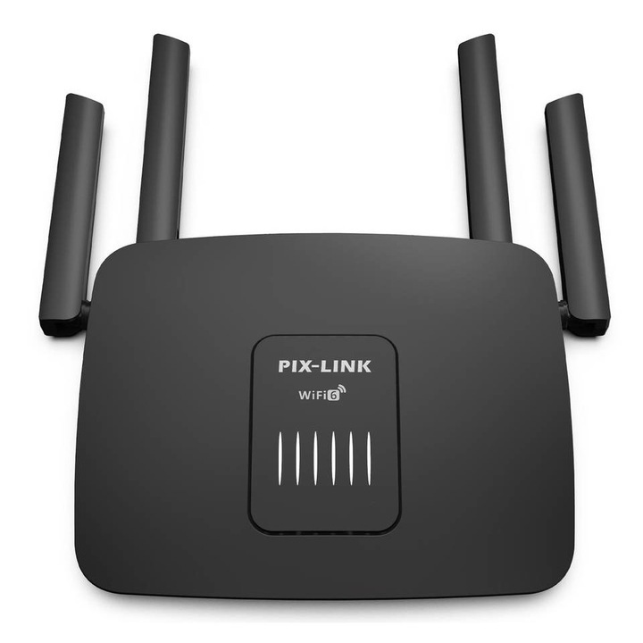 Router Wireless Wi-Fi 6 PIX-LINK LV-AX03, Dual-Band Gigabit 1800, chipset MT7621DA, MT7975DN, MT7905DAN