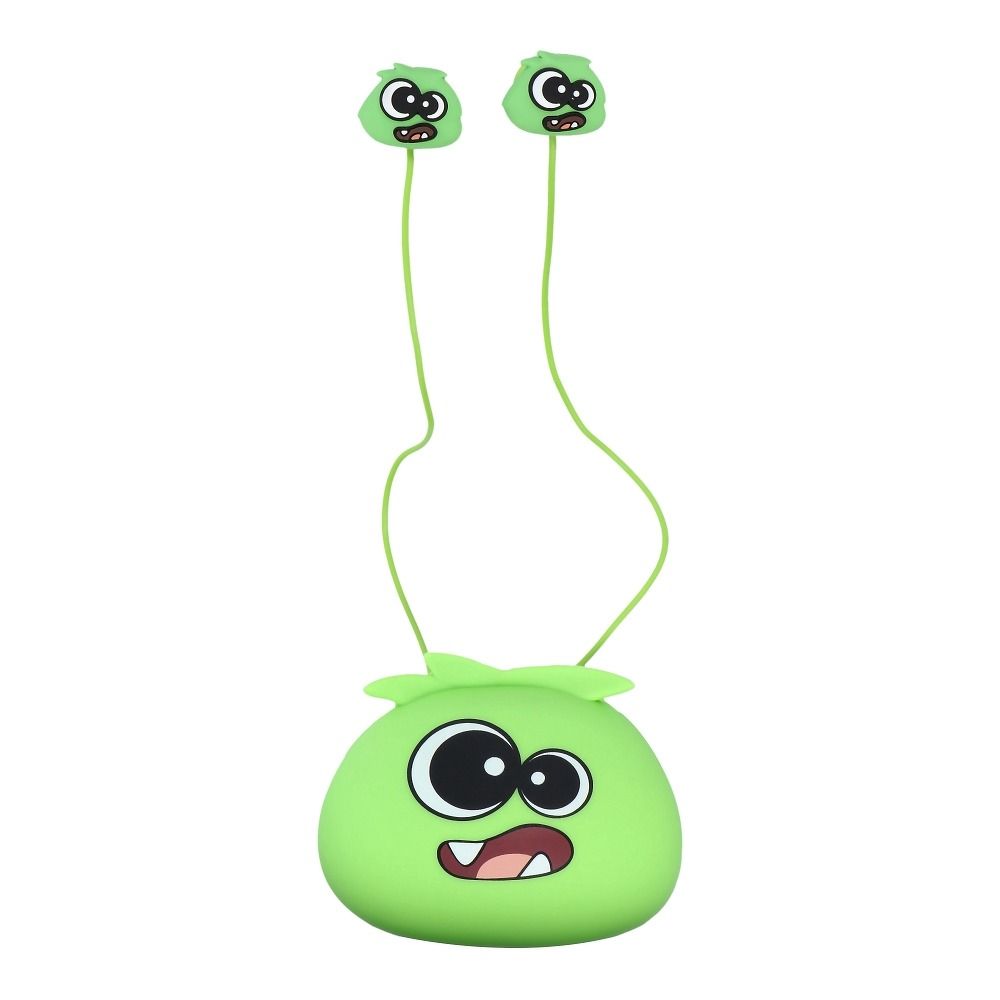 Casti audio, Model monstri, Mufa jack 3.5 mm, Verde