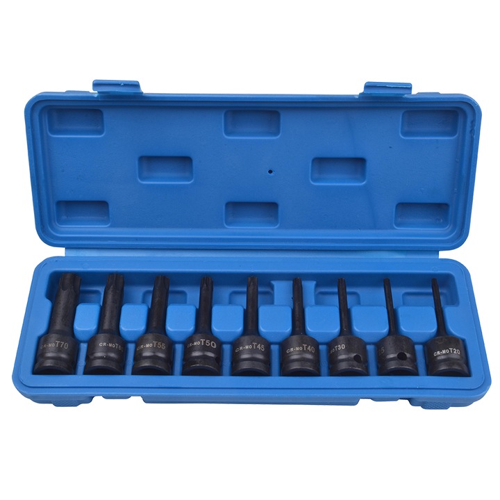 Set chei tubulare de impact TRX-Star, 1/2”, 9 piese, Marco Tools - Spin