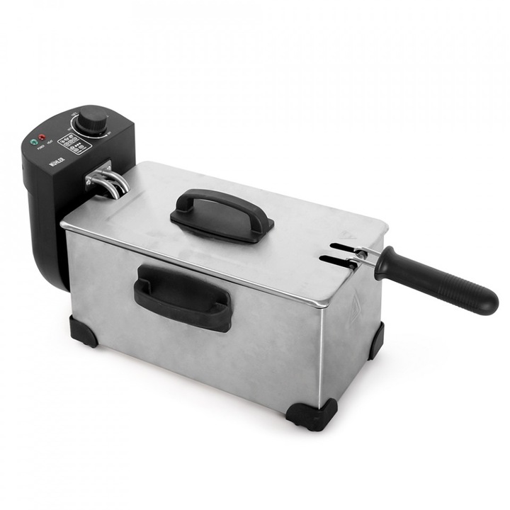 Fritőz Muhler DF-3030IX, 3.0L, fém