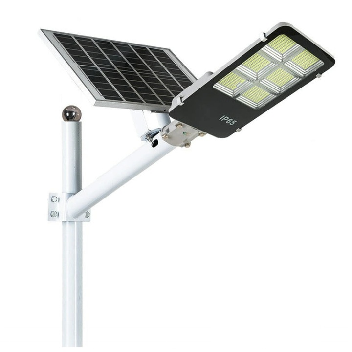 Lampa Solara Stradala - Incarcare solara Jortan 400W cu panou separat