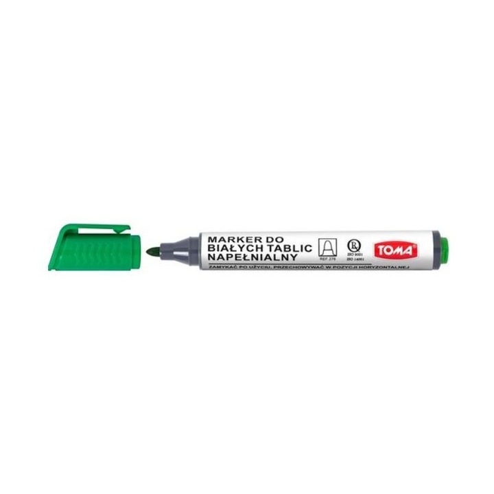 Marker whiteboard Toma, Varf rotund 1.5 mm, Verde