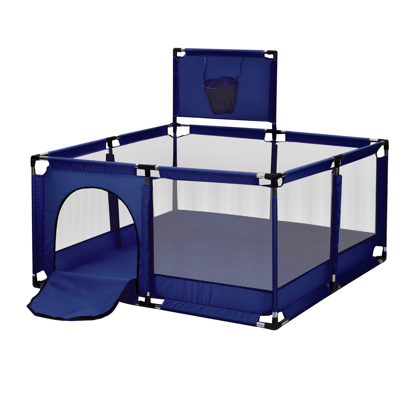 Járóka, Bioby, 50,4x50,4x26 hüvelykes, hordozható, babasátor ...