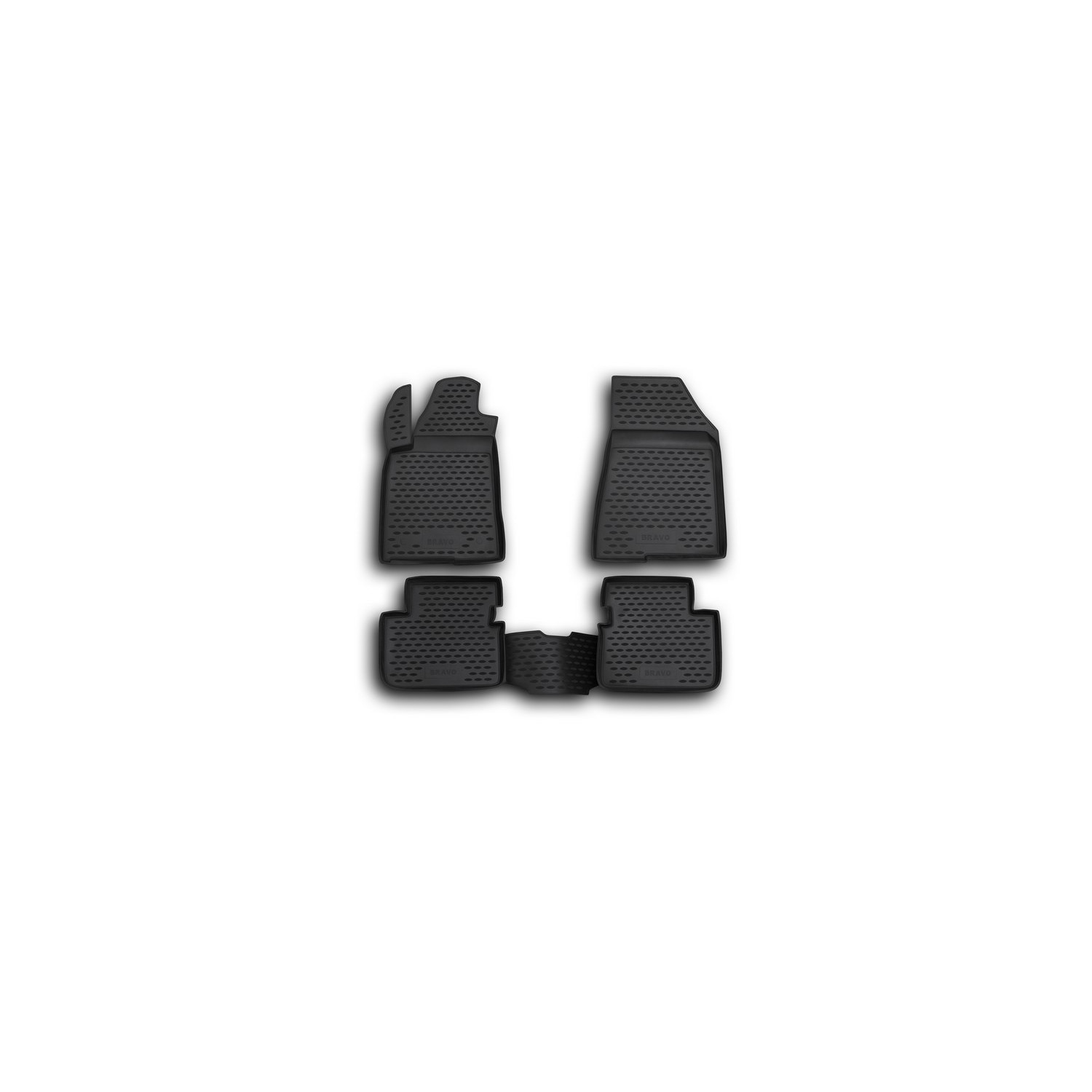 Set covorase auto Floor mats FIAT Bravo 04/2007-, 4 buc