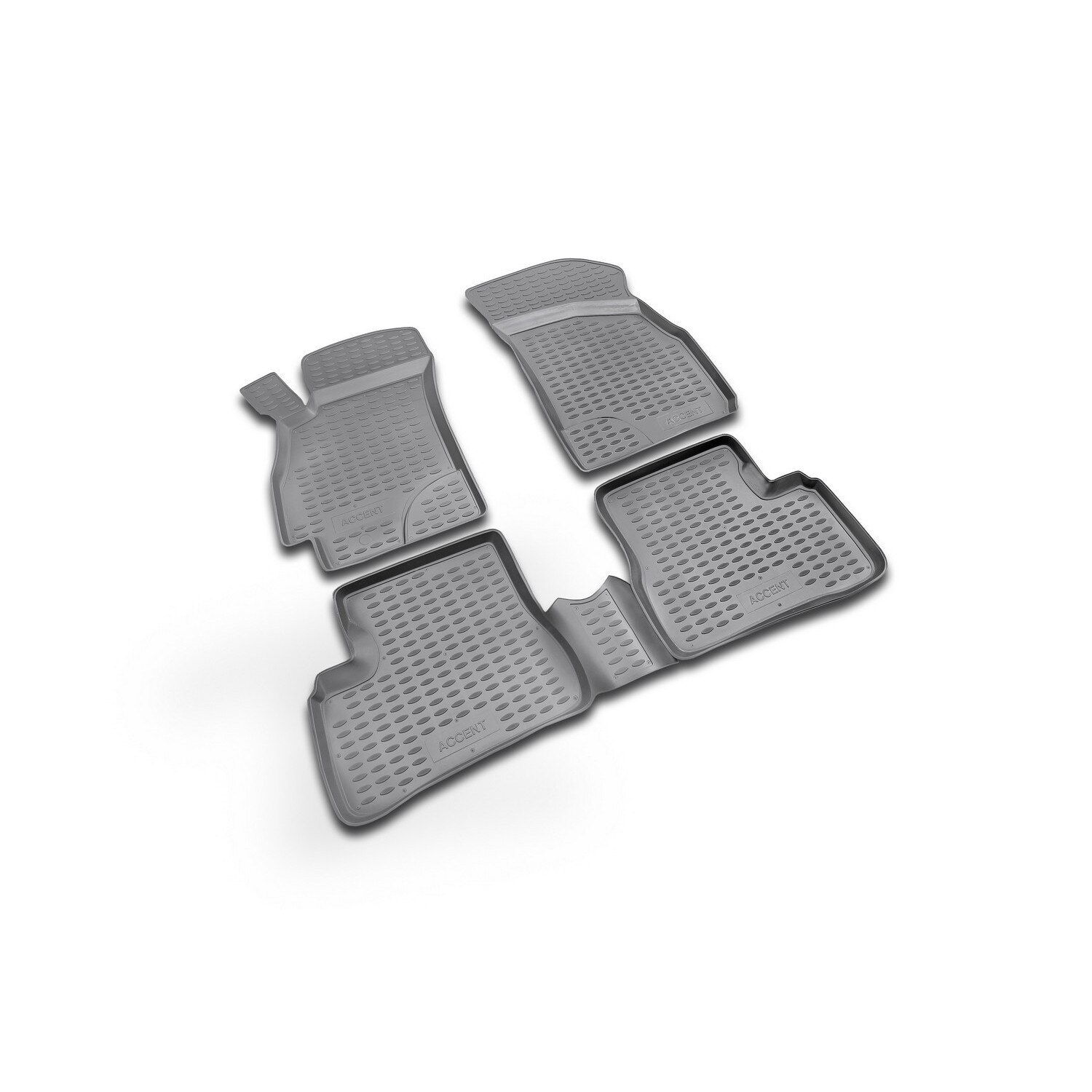 Set covorase auto Floor mats HYUNDAI Accent 2000-2005, 4 buc.