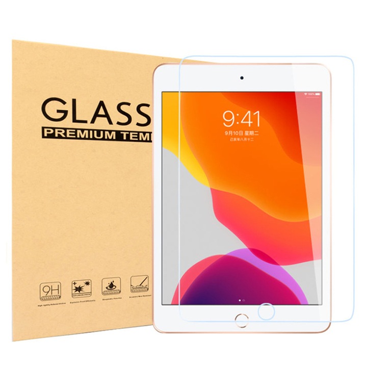 Folie Tempered Glass, pentru Apple iPad 10.2" (2019-2021) Sticla Securizata