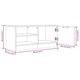 Set comoda TV vidaXL, 2 piese, stejar fumuriu, 80x35x36,5 cm, lemn prelucrat