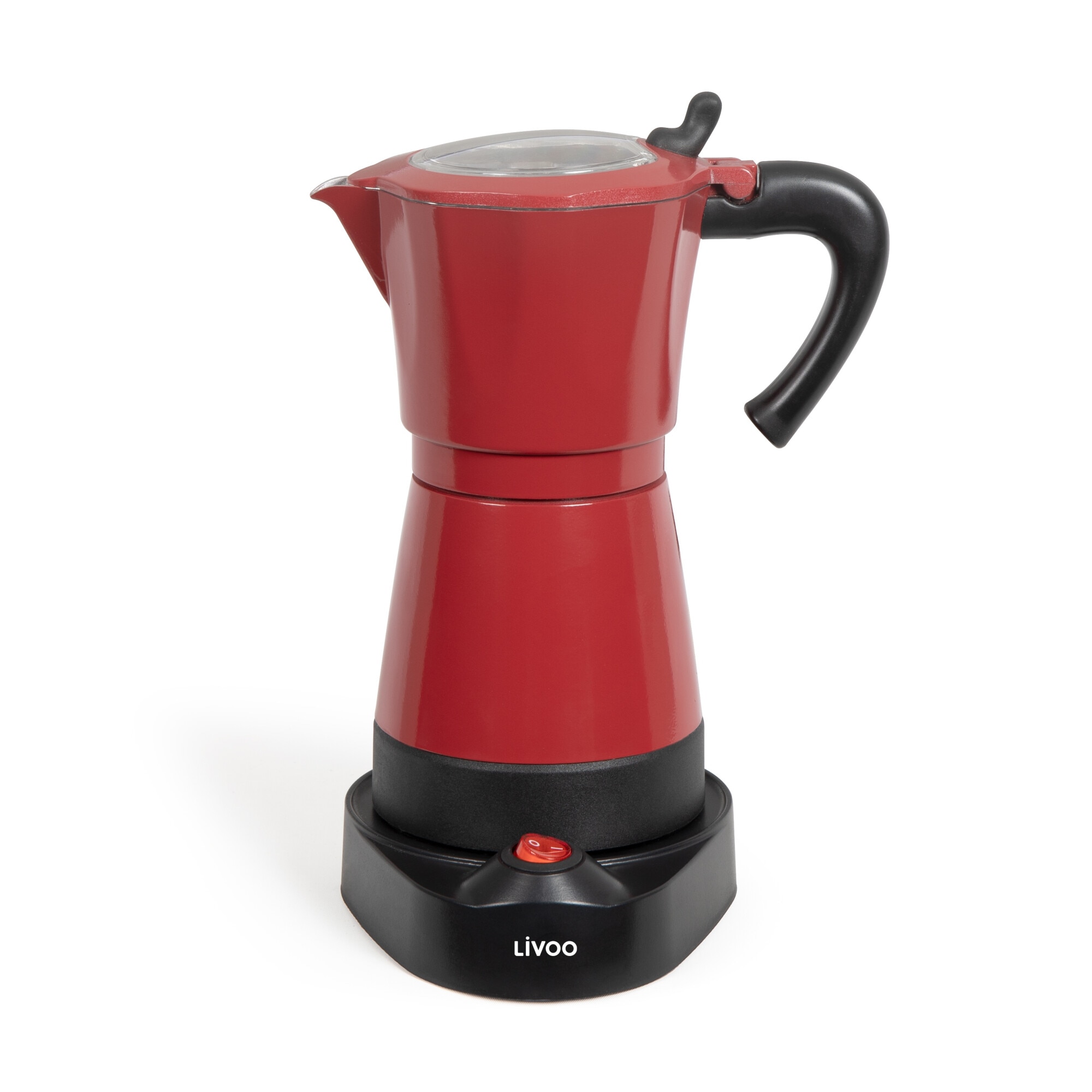Cafetiera electrica pentru moka Livoo DOD117RC, Capacitate 300 ml