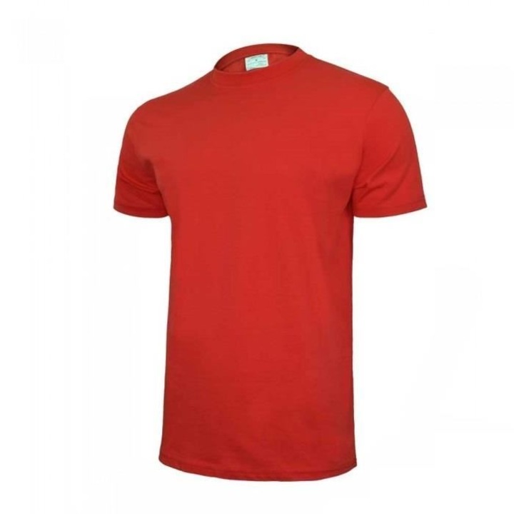 Тениска с къс ръкав, памук, червена, Т180, размер XXL