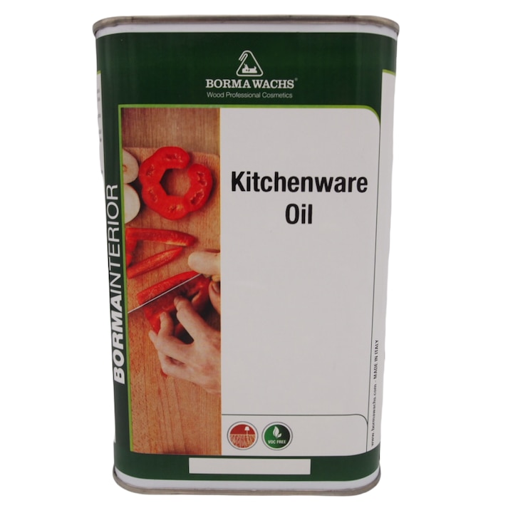 Ulei BIO pentru blaturi de mese, Borma Wachs, Kitchenware Oil, 1 L
