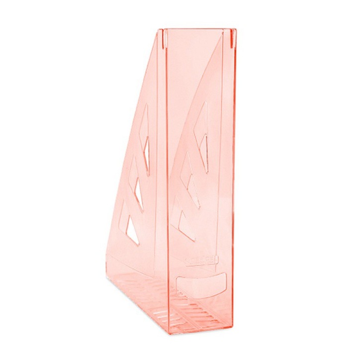 Suport documente vertical, OfficeProducts, A4, Rosu