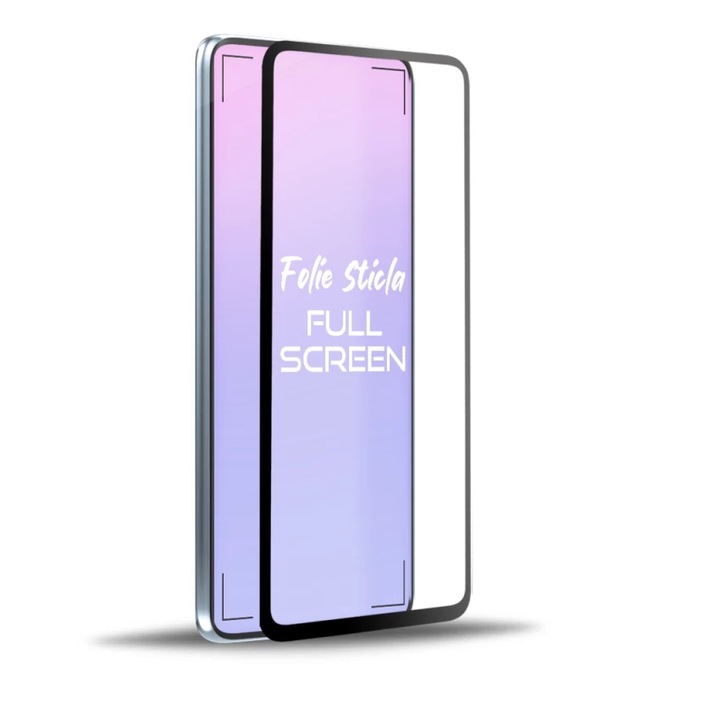 Privacy Glass Film, съвместим с Huawei Enjoy Z, Gold Market®, Full Glue, черен