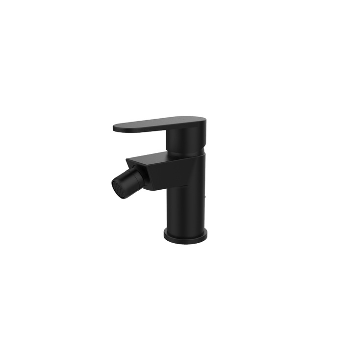 Baterie bideu Boet Luca 14227/N, monocomanda, Negru mat