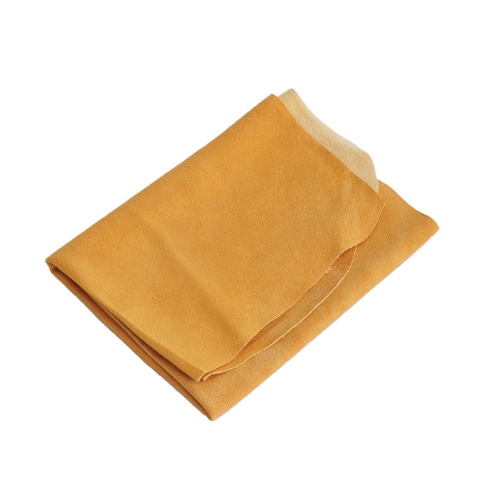 Laveta piele naturala chamois Mega Drive 40699, 37 x 52 cm, galben