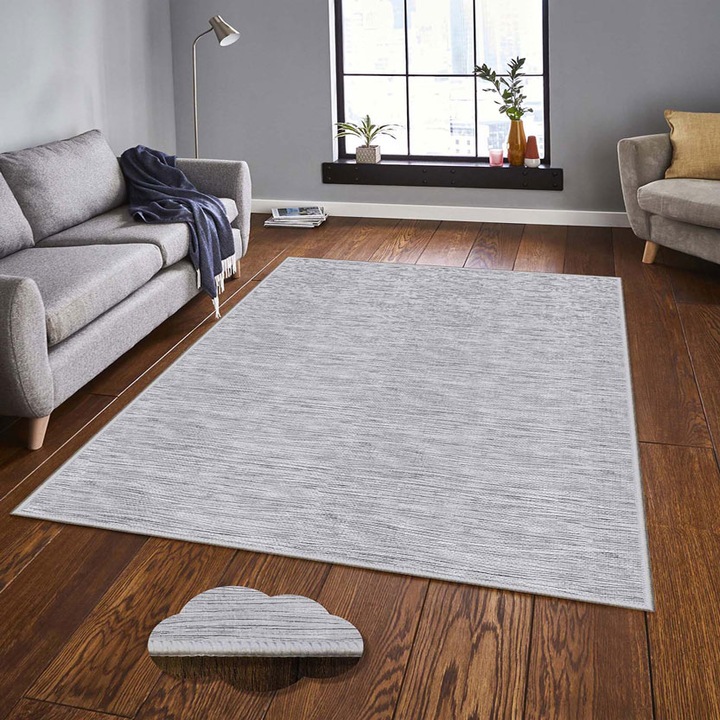 Covor Oyo Concept cu print digital baza tesuta Inbecome 80x200 cm