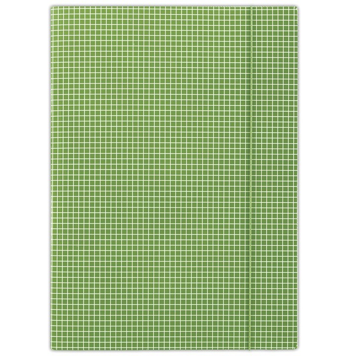 Dosar cu elastic, Donau, A4, Carton, Verde