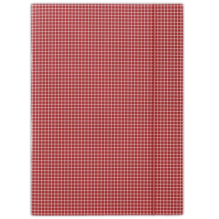 Dosar cu elastic, Donau, A4, Carton, Rosu