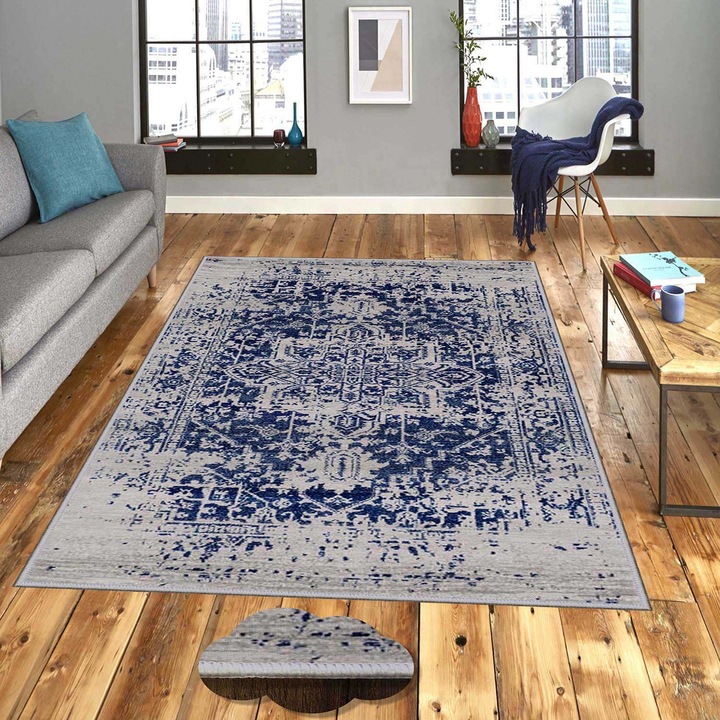 Covor Oyo Concept cu print digital baza tesuta Simajor 100x200 cm