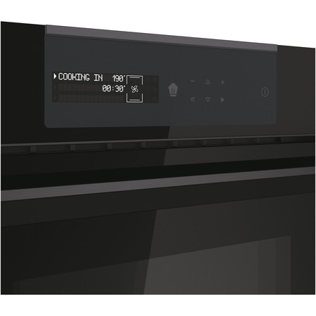 Cuptor compact incorporabil Haier HWO45NM6SXB1, Electric, 34 l, Curatare hidrolitica, Clasa A++, Grill, Interfata I-Message, Negru