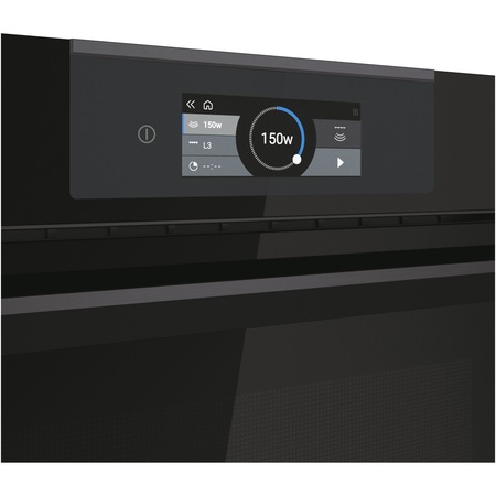 Cuptor compact incorporabil Haier HWO45NB6T0B1, Electric, 34 l, Functie microunde, Grill, Interfata I-Touch, Negru