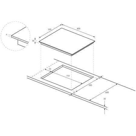 Plita incorporabila Haier HAMTSJ86MC/1, Inductie, 6 zone de gatit, Control tactil multislider, Indicator de caldura reziduala, Multizone, Timmer, Booster, Conectivitate wi-fi/ hOn app, 80 cm, Negru
