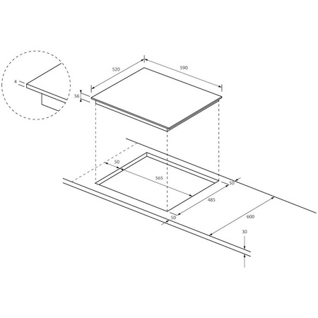 Plita incorporabila Haier HA2MTSJ68MC, Inductie, 8 zone de gatit, Control tactil multislider, Indicator de caldura reziduala, VaryCook, Multizone, Timmer, Booster, Keep warm, Conectivitate wi-fi/ hOn app, 60 cm, Negru
