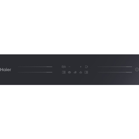 Plita incorporabila Haier HA2MTSJ68MC, Inductie, 8 zone de gatit, Control tactil multislider, Indicator de caldura reziduala, VaryCook, Multizone, Timmer, Booster, Keep warm, Conectivitate wi-fi/ hOn app, 60 cm, Negru