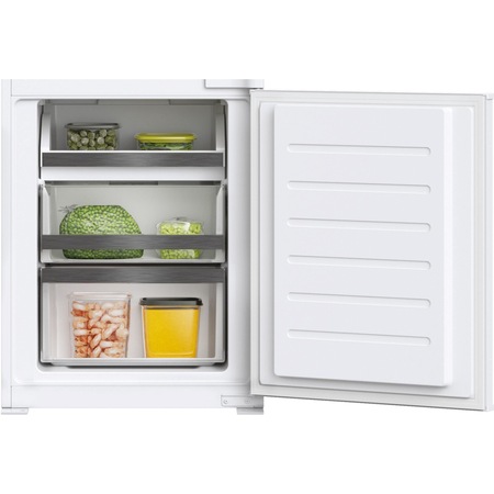 Combina frigorifica incorporabila Haier HBW5518E, 248 l, Clasa E, Total No Frost, Air surround, Compresor Inverter, WiFi, H 177 cm, Alb