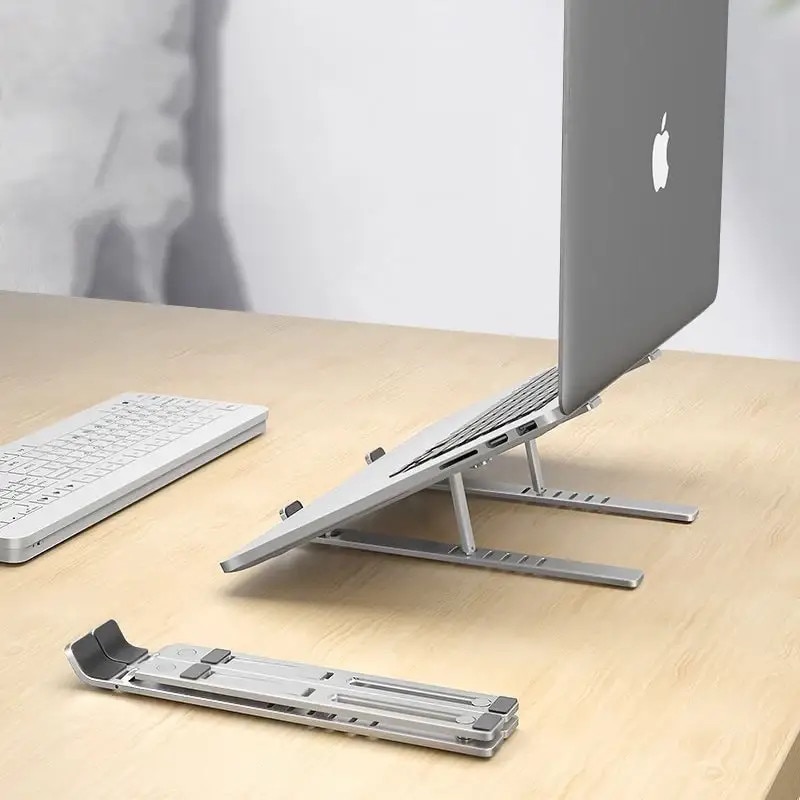 Stand universal laptop Tech-Protect Aluminium Black - eMAG.ro