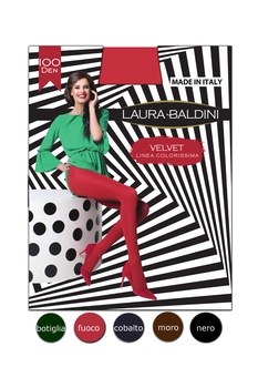 Colant Velvet 100 Den, Laura Baldini, nero Colant Velvet 100 Den, Laura Baldini, nero