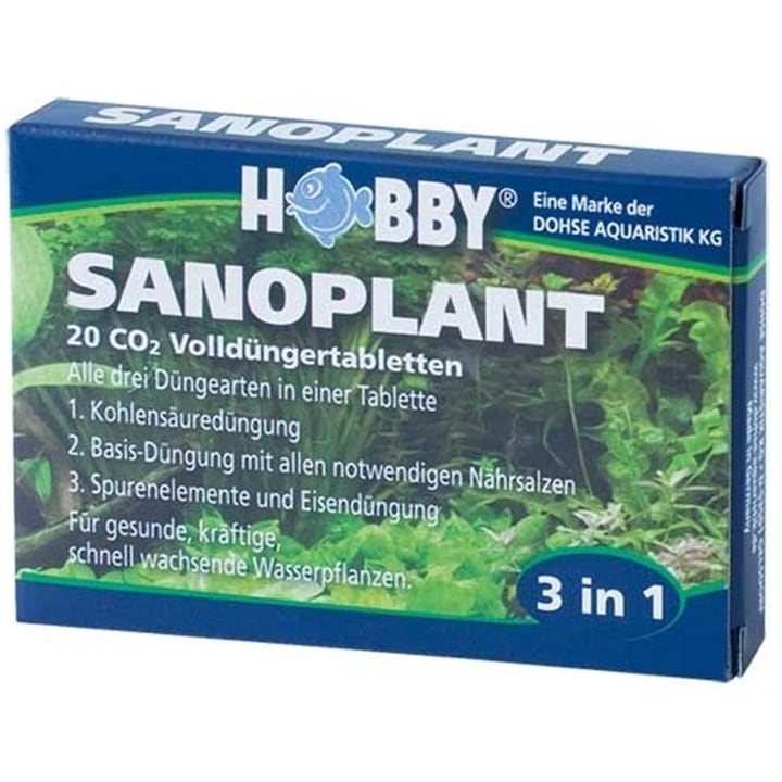 Тор концентрирана в разтворими таблетки Hobby Sanoplant, 20 таблетки