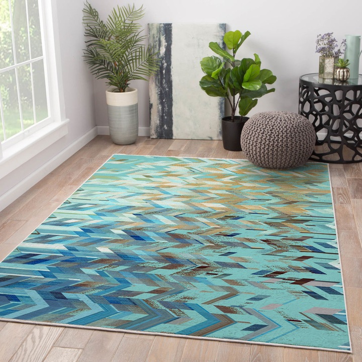 Covor Oyo Concept cu print digital baza tesuta Marshal 100x150 cm