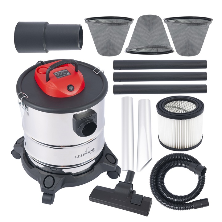 Многофункционална прахосмукачка Lehmann Haddo, 2000W, 20l, 1,7m маркуч, HEPA, 4,7 kg