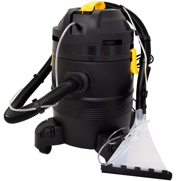 Aspirator cu pulverizare, Syntrox, 1400 W, 35 l, Negru/Galben