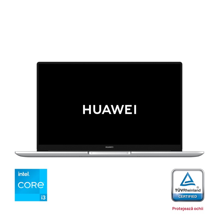 Лаптоп Huawei MateBook D15, Intel® Core™ i5-1135G7, 15.6", Full HD, RAM 8GB, 512GB SSD, Intel® Iris® Xᵉ Graphics, Free DOS, Silver