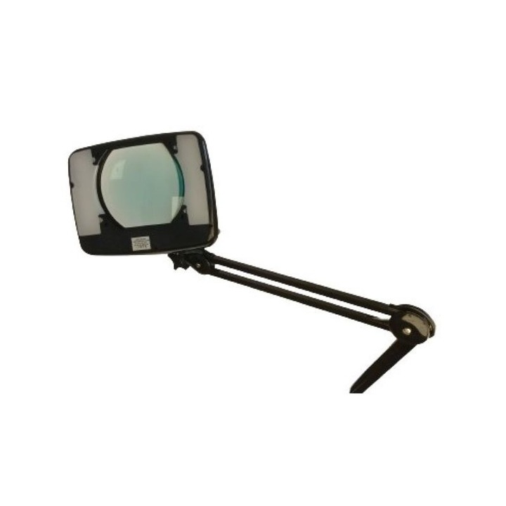 Lampa de birou cu lupa 5 dioptrii 190X157mm si iluminare 60 led-uri culoare negra