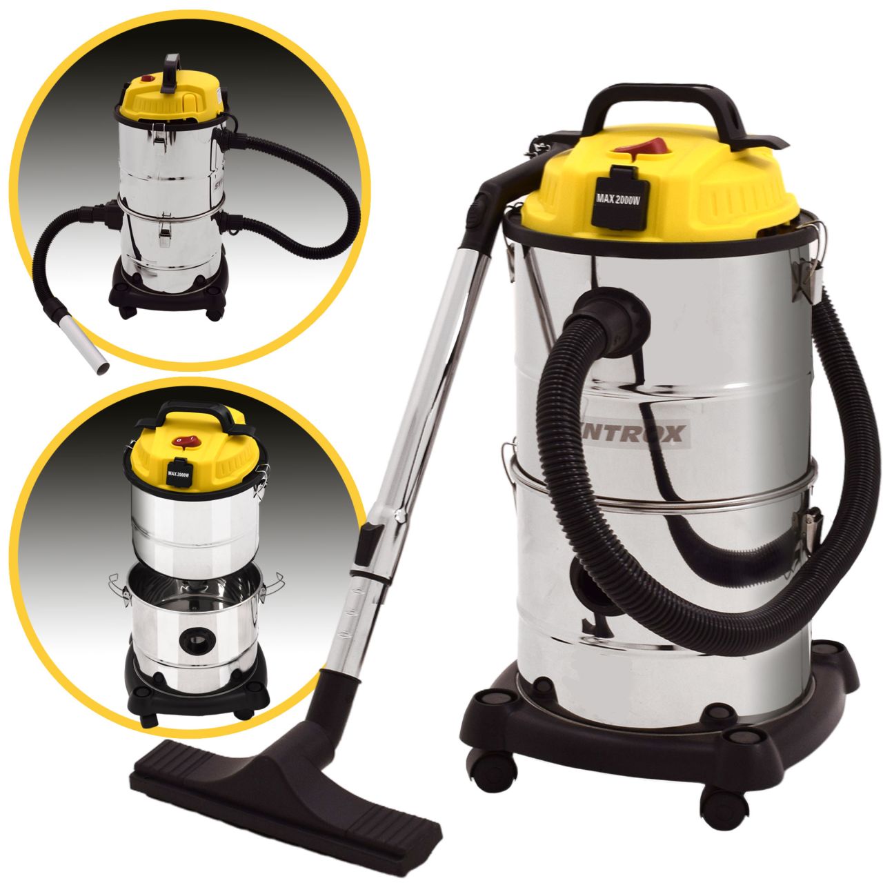 Aspirator umed si uscat, Syntrox, 15 l, Multicolor