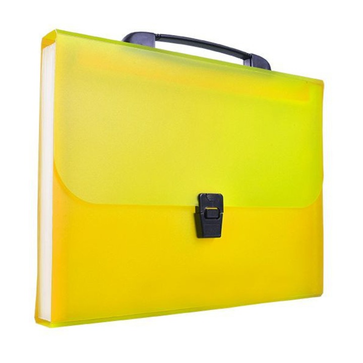 Servieta A4, Tetis, Polipropilena, 330x265x33 mm, Galben