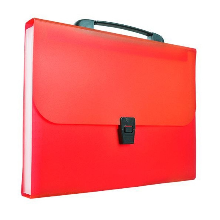 Servieta A4, Tetis, Polipropilena, 330x265x33 mm, Rosu