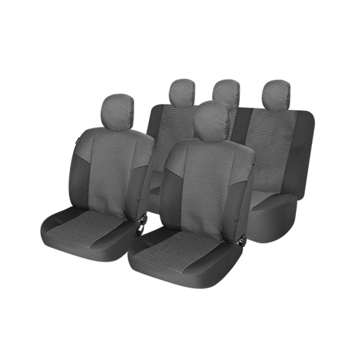Комплект 10 калъфа за седалки 10249, за Fit Dacia Duster 1 2010 -