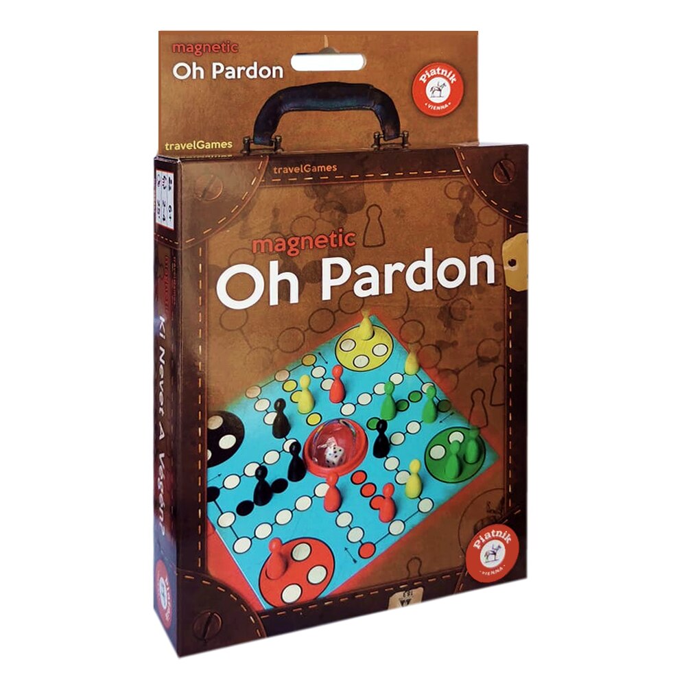 Piatnik OH Pardon Gioco Magnetico – Versione Tedesca – Per 2-6 Giocatori, Dai 5 Anni – Divertente Gioco Da Tavolo Per Bambini