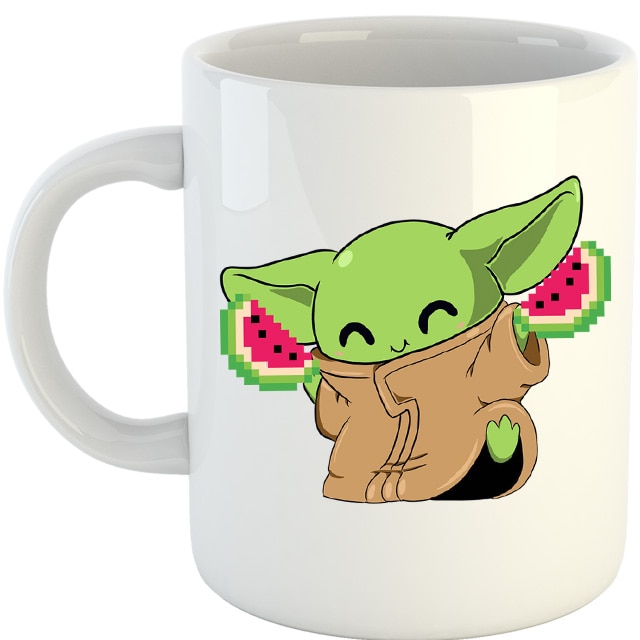 Cana Baby Yoda Watermelon Happy Dance Jedi, alba, 330 ml eMAG.ro